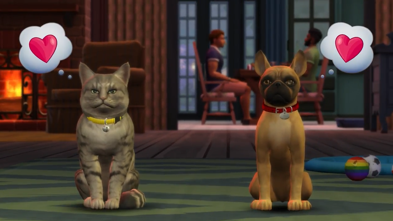 《模拟人生4》“猫与狗”扩展包公布，首次加入自定义宠物服饰