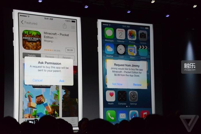iOS 8的“熊孩子克星”功能将有效杜绝儿童在App Store消费的“先斩后奏”尴尬