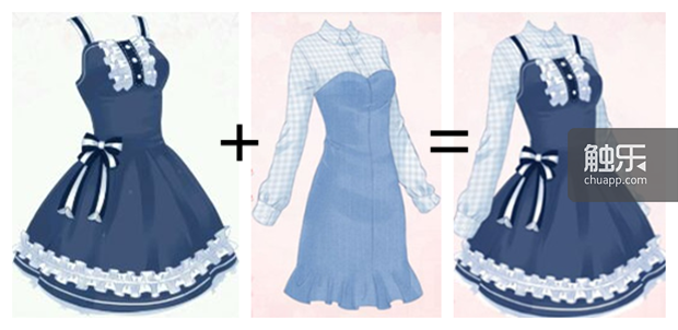 如果你拥有“浅空”与“茶话会”两条裙子之后，也许会明白它的意义——就是穿在一起啊