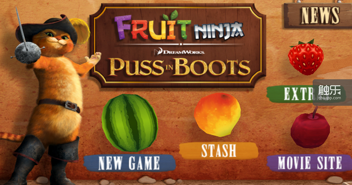 《水果忍者：靴猫剑客》（Fruit Ninja: Puss in Boots）