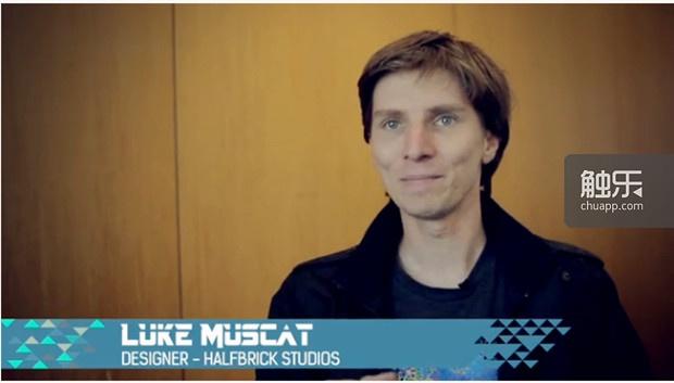 2013年，马斯喀特在E3上接受采访时的画面