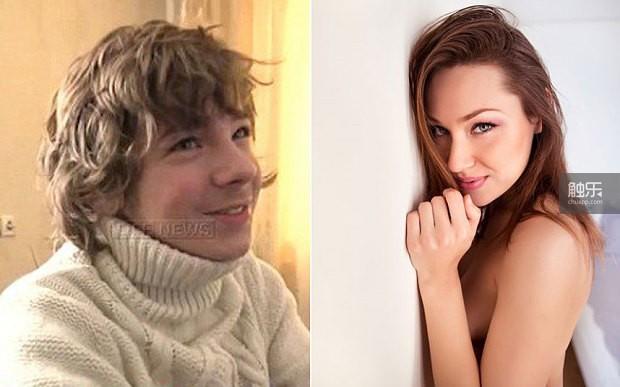 左为中奖16岁少年，右为俄罗斯知名艾薇女优（图片来自Life News）
