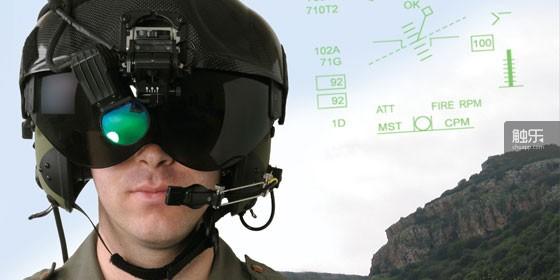 美军的头戴模拟飞行显示器