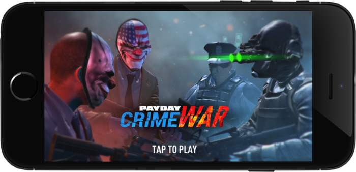 《收获日：犯罪战争》将会是一款4V4多人在线射击手机游戏