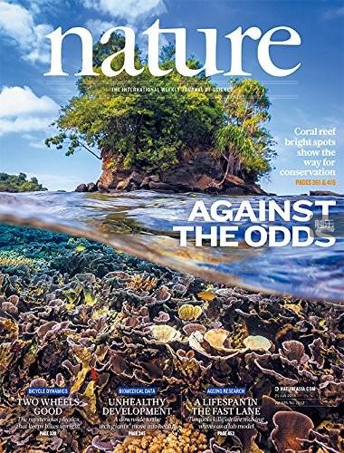 这是最新一期《自然》杂志的封面，高大上