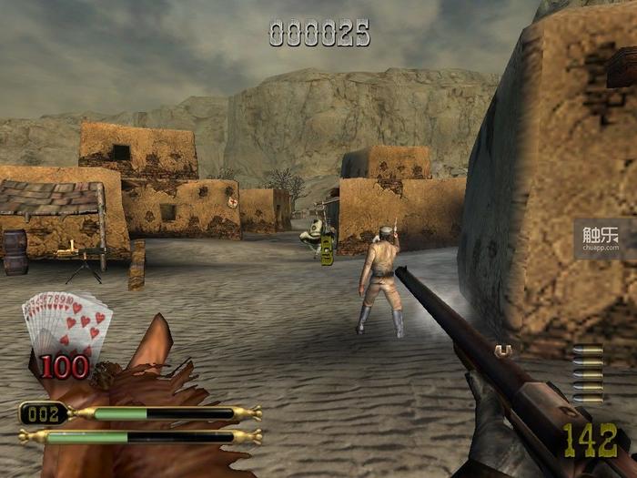 67074-dead-man-s-hand-windows-screenshot-riding-on-a-horse-and-taking